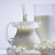 Preparation of water for the production of dairy products