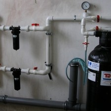 Purification of water in the cottages