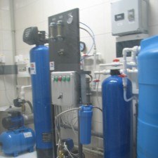 System of production, storage and distribution of purified water, Q = 60 l / h
